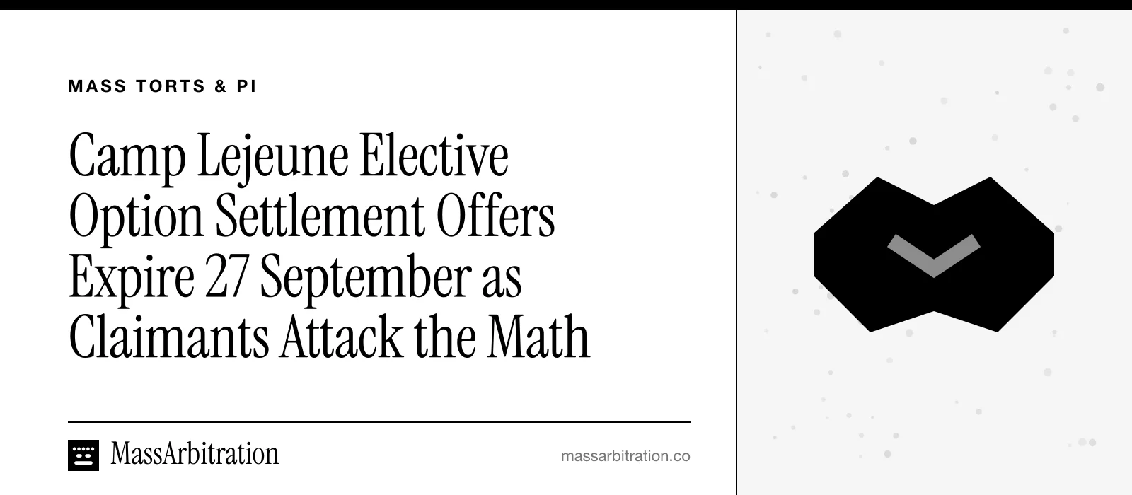 Branded card: the headline beside a handshake icon