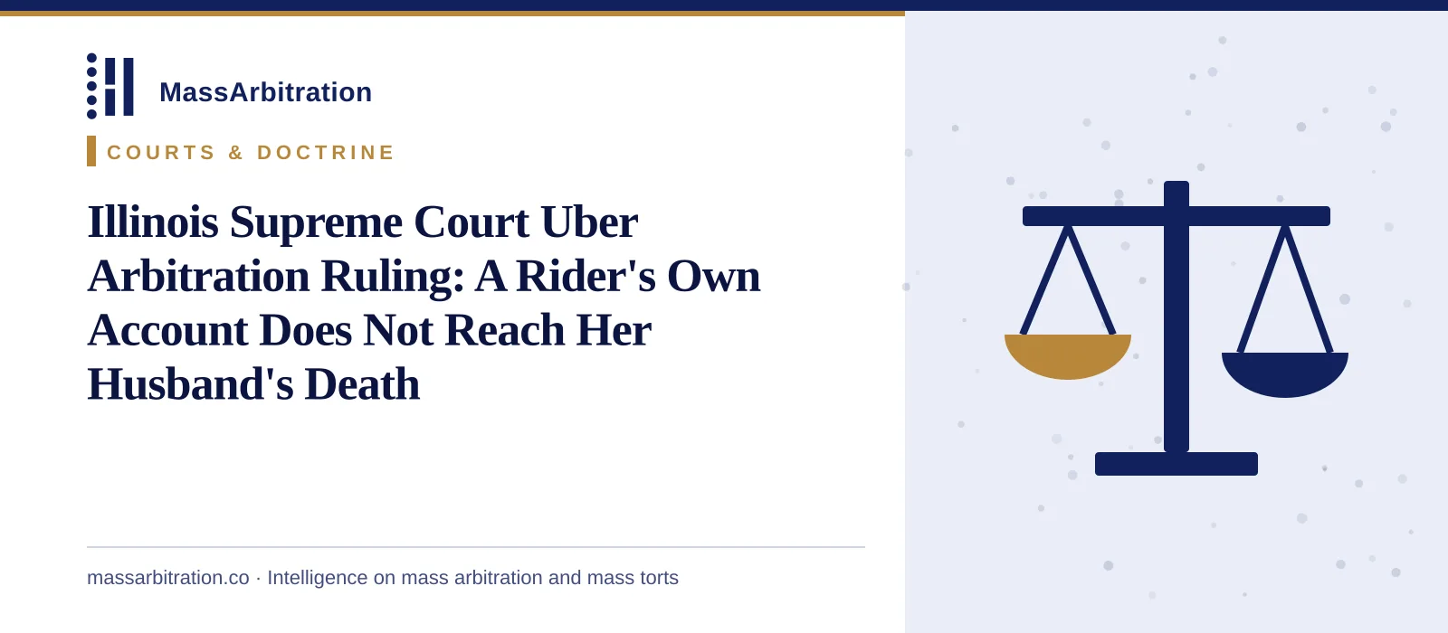 Branded card: the headline beside a scales icon marking a state supreme court ruling