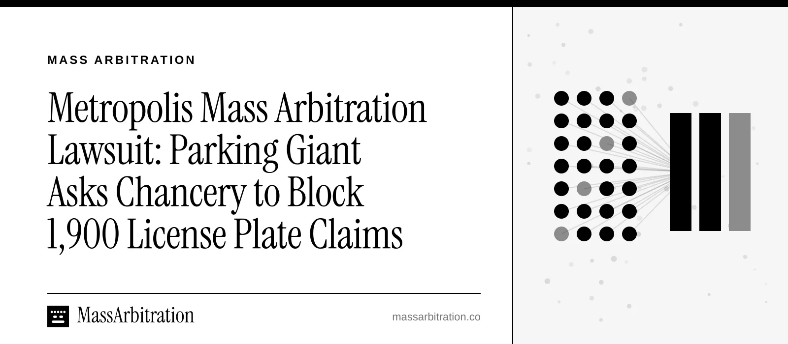 Branded card: the headline beside a converging-arrows icon